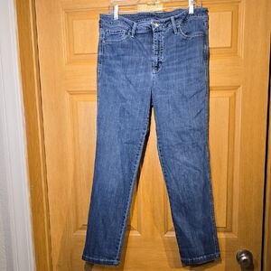 Seven7 Women's Straight Leg Blue Jeans